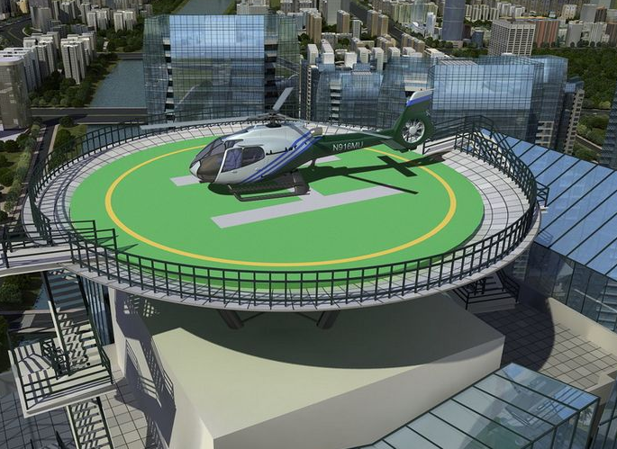 私家车可以开上楼顶直升机停机坪吗